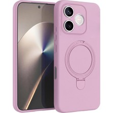 Microsonic Honor 600 Lite 5g Kılıf Aura Stant Magsafe Pembe