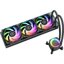 Ek Nucleus Aıo CR360 Lux D-Rgb Hepsi Bir Arada Sıvı Cpu Soğutucu, Ek Fpt Fanları, Su Soğutma Bilgisayar Parçaları, 120MM Fan, En Yeni Intel ve Amd Cpu'larla Uyumlu