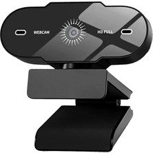 Microcase 1080P 360 Dönerli Mandal Kıskaçlı Full Hd Webcam Kamera ZR807 - AL5149