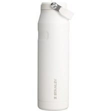 Stanley Iceflow™ Aerolight™ Flip Straw 2.0 Pipetli Termos Su Şişesi 1.06 Litre - Beyaz (Frost) | Paslanmaz Çelik