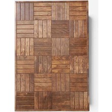 Mirrorss Ceviz Renk Sehpa Tablası 90 x 60 cm