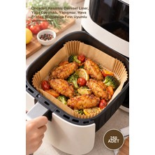 Yenilig 250 Adet Air Fryer Pişirme Kağıdı – Önceden Kesilmiş Dairesel Liner, Yağa Dayanıklı, Yapışmaz, Hava Fritözü Mikrodalga Fırın Uyumlu