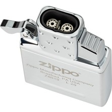 Zippo Unisex'in Bütan Çakmak Ekleme-Çift Torch, Krom, Bir Boyut