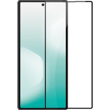 Microsonic Samsung Galaxy Z Fold 8 Ultra Tam Kaplayan Temperli Cam Ekran Koruyucu Siyah