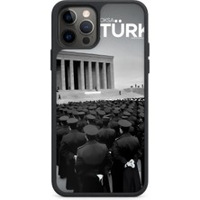 BG AKSESUAR iPhone 12 Pro Uyumlu Tören Desenli Kamera Korumalı Darbelere Dayanıklı Kılıf