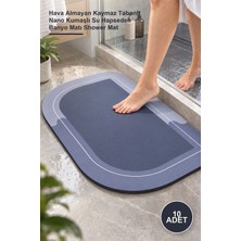 Yenilig 10 Adet Süper Emici Banyo Duş Paspası – Hava Almayan Kaymaz Tabanlı Nano Kumaşlı Su Hapseden Banyo Matı Shower Mat