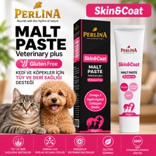 Velora Grup Perlina Skin&coat Malt Paste 50 gr – Kedi ve Köpekler Için Omega 3, Hidrolize Kolajen ve Biotin Içeren Tüy ve Deri Bakım Desteği