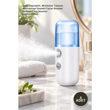 Yenilig 4 Adet Mini Cilt Buhar Makinesi – Şarjlı Taşınabilir, Minimalist Tasarım, Aromaterapi Destekli Facial Steamer Portable Face Steamer