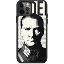BG AKSESUAR iPhone 12 Pro Uyumlu Önder Desenli Kamera Korumalı Darbelere Dayanıklı Kılıf