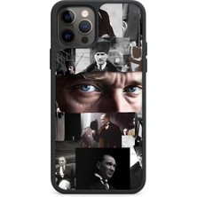 BG AKSESUAR iPhone 12 Pro Uyumlu Devrim Desenli Kamera Korumalı Darbelere Dayanıklı Kılıf