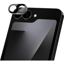 Microsonic Samsung Galaxy Z Flip 7 Kamera Lens Koruma Camı Siyah