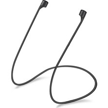 Microsonic Airpods 5 Manyetik Mıknatıslı Kulaklık Ipi Siyah
