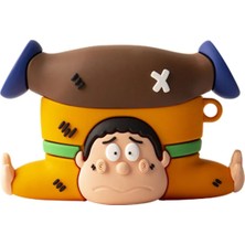 Microsonic Airpods 5 Kılıf Cartoon Figürlü Silikon Crtn-Fgr-Trs-Adm