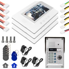 Najmaddin Sh Powermaster 37T4 2 Daire 7'' Nfc Destekli Görüntülü Diafon Kapı Zili Interkom Akıllı Ev G�