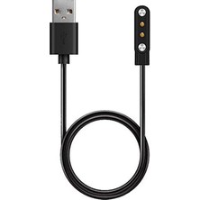 Microsonic Oppo Watch Free Manyetik USB Şarj Kablosu Siyah