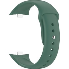 Microsonic Honor Watch X5I Kordon Silicone Sport Band Koyu Yeşil