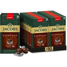 Kapsül Kahve Espresso 10 Intense, 10 Kapsül x 10 Paket