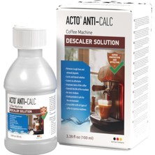 Antı-Calc 100 ml - Espresso Makinesi, Kahve Makinesi Kireç Çözücü, Her Tür Kahve Makinesi ve Su Isıtıcısı Için Sıvı Kireç Çözücü
