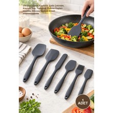 Yenilig 1 Adet Silikon Spatula ve Fırça Seti – Dikişsiz Silikon Kaplama, Çelik Çekirdek, Kaymaz Sap, Yapışmaz Pişirme Kapları Uyumlu, Silicone Spatula Brush