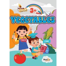 Meteor Yayınevi Vegetables (Sebzeler) Türkçe – Ingilizce Boyama Kitabı