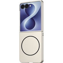 Systemcom Galaxy Z Flip 8 Kılıf Wireless Şarj Özellikli Sys Kıpta M-Safe Kılıf