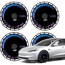 Tesla Model Y/model 3 19" Aerodisk Jant Kapağı (Siyah Pembe Mavi)- Juniper ile Uyumlu Değildir.