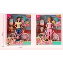 Pasifik Toys 2968 Bisikletli Bebek Oyuncak Bebek
