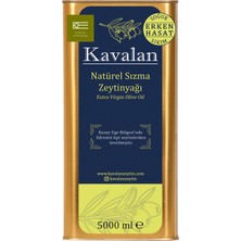 Kavalan 5 lt Kuzey Ege Erken Hasat Soğuk Sıkım Natürel Sızma Zeytinyağı