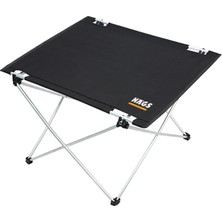 Haegs Ultralight Katlanır Kamp Sehpası, Piknik, Bbq, Doğa Aktiviteleri, Hiking, Plaj Için Taşınabilir Kompakt Roll Up Outdoor Kamp Masası - Kamp Piknik Sehpası Küçük - Siyah