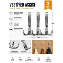 Ser Snp1 Vestiyer Dolap Elbise Asklığı Saten Renk Portmanto Askılık Noktalı Askı Uzun (3 Adet)