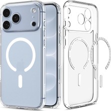 iPhone 18 Pro Max / 17 Pro Max ile Uyumlu Magsafe Kılıf Ultra Hybrid Mag Fit Frost White - ACS10039