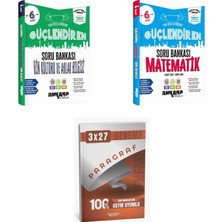 Anla Kazan Yayınları 2027 Ankara 6. Sınıf Güçlendiren Din Kültürü ve Ahlak Bilgisi + Matematik Soru + Ankapade 3'lü Set