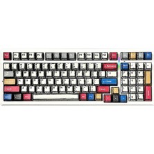 F99 3 Modlu Rgb Hot Swap Mekanik Graywood V3 Switch Kablosuz Makrolu Klavye Comic