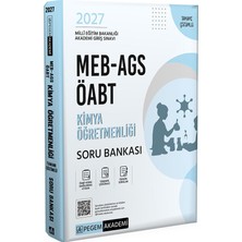 Anla Kazan Yayınları Pegem 2027 Öabt Meb-Ags Kimya Öğretmenliği Soru Bankası Çözümlü Pegem Akademi Yayınları