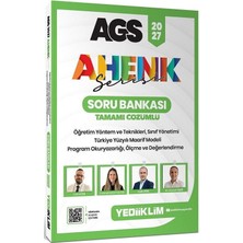 Anla Kazan Yayınları Yediiklim 2027 Meb-Ags Eğitim Bilimleri Öyt, Sınıf Yönetimi, Tymm, Program Okuryazarlığı, Ölçme Değerlendirme Soru Bankası Çözümlü Ahenk Serisi - Can Köni