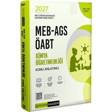 Anla Kazan Yayınları Pegem 2027 Öabt Meb-Ags Kimya Öğretmenliği Konu Anlatımlı Pegem Akademi Yayınları