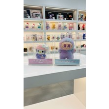 Black Diamond Plush Toy Mor Lila Labubu Oyuncak Sukuşi Hediyeli