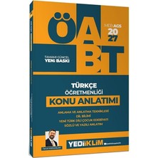 Anla Kazan Yayınları Yediiklim 2027 Öabt Meb-Ags Türkçe Öğretmenliği Anlama ve Anlatma Teknikleri, Dil Bilimi, Yeni Türk Dili, Çocuk Edebiyatı, Sözlü ve Yazılı Anlatım Konu Anlatımı - Faruk Karaaslan