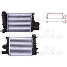 Dacia Duster 2012 Sonrası Renault Captur 2013 Sonrası Clio 4 2012 Sonrası Turbo Radyatörü (Intercooler) 256X217X64