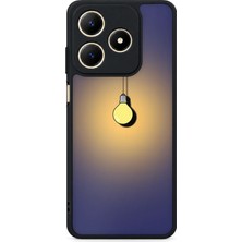 BG AKSESUAR Realme C63 Uyumlu Ampul Desenli Kamera Korumalı Darbelere Dayanıklı Kılıf