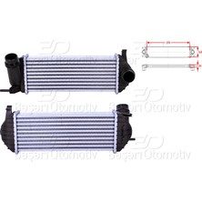 Renault Kangoo 2008 Sonrası Turbo Radyatörü (Intercooler) 378X143X64