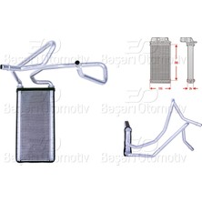 Land Rover Range Rover Sport I 2006-2013 ve Discovery Iıı 2004-2009 Uyumlu Kalorifer Radyatörü
