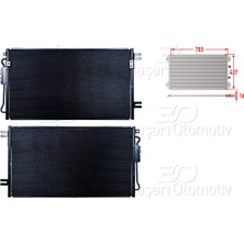 Chrysler Voyager 2004-2008 Klima Radyatörü (783X437X16)