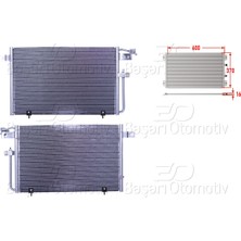 Audi 100 C4 2.4 1991-1994 / A6 1.8 2.5 Tdı 1994-1997 Klima Radyatörü (600X370X16 Mm)