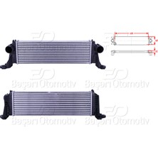 Iveco Daily 2006-2020 Turbo Radyatörü (Intercooler) 600X187X62