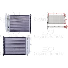 Fiat Brava Bravo Marea 1.4 1.6 12V 16V 1995-2002 Su Radyatörü Mekanik mt 480X414X32