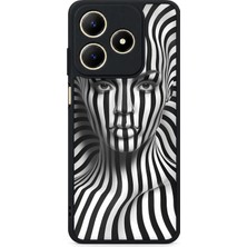 BG AKSESUAR Realme C61 Uyumlu Illüzyon Desenli Kamera Korumalı Darbelere Dayanıklı Kılıf