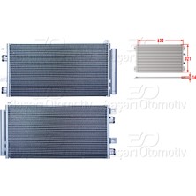 Mini Mını Cooper R50 R53 R52 2000-2008 Uyumlu Klima Radyatörü