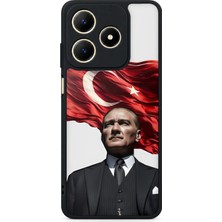 BG AKSESUAR Realme C61 Uyumlu Türkbayrağı Desenli Kamera Korumalı Darbelere Dayanıklı Kılıf