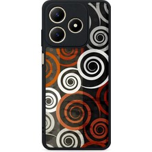 BG AKSESUAR Realme C63 Uyumlu Sarmal Desenli Kamera Korumalı Darbelere Dayanıklı Kılıf